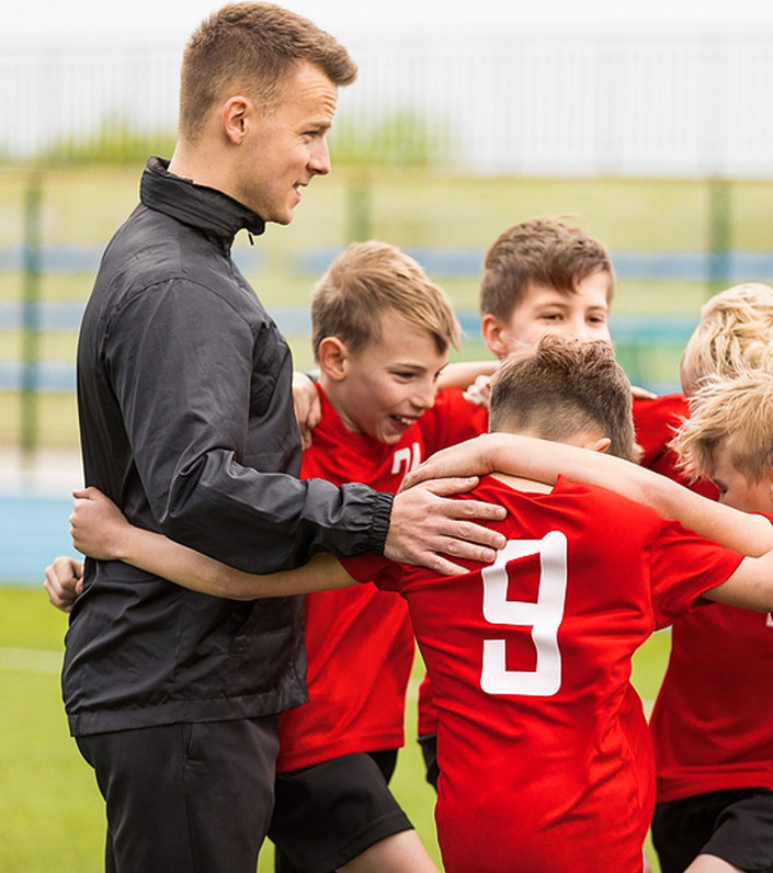 Youth football coach